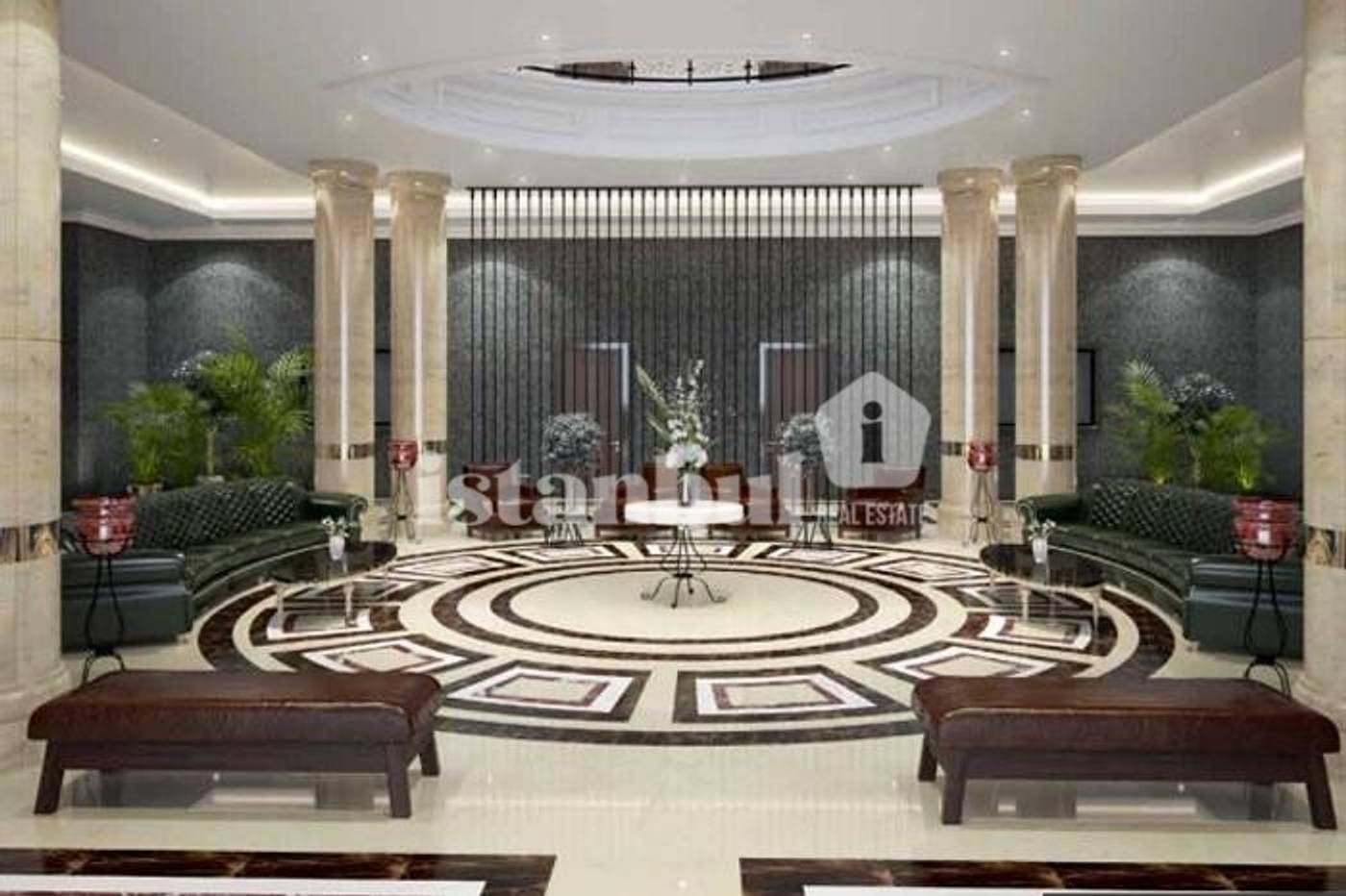 رزیدنس این دلوکسیا — لابی اشرافی هتل کانسپت
